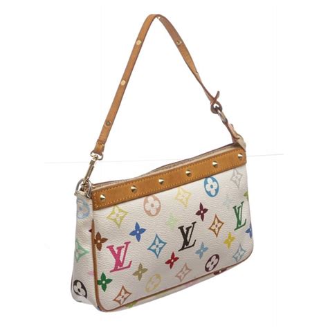 louis vuitton multicolor white bag|multicolor Louis Vuitton wallet.